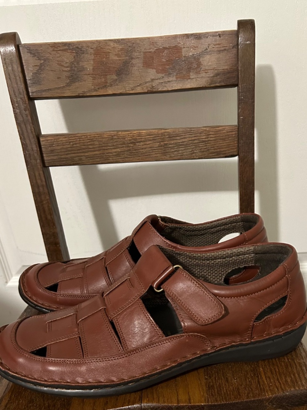 Handmade Mens Spring Step Leather Aspeno Comfort Size 12